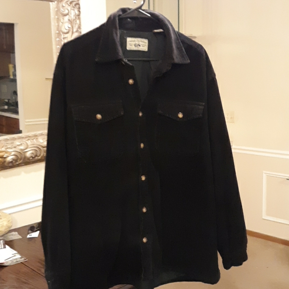 Authentic Gap outfitters heavy black shirt jacket